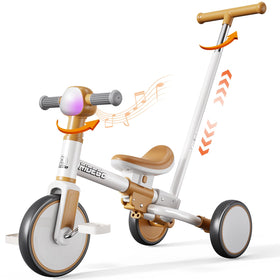 Ridego 5-in-1 tricycle with growth modes for toddlers learning balance