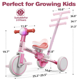 Ridego toddler cycle mode encourages growing independence.