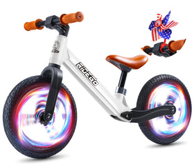 Ridego balance bike 12inch front view for easy balance training