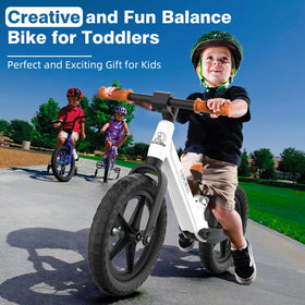 Ridego gift-ready balance bike in stylish colors for outdoor adventures