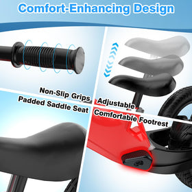 Ridego rest footrest and silicone shocks improve stability