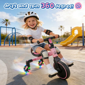 Ridego stable ride with anti-tip design supports safe progression outdoors.