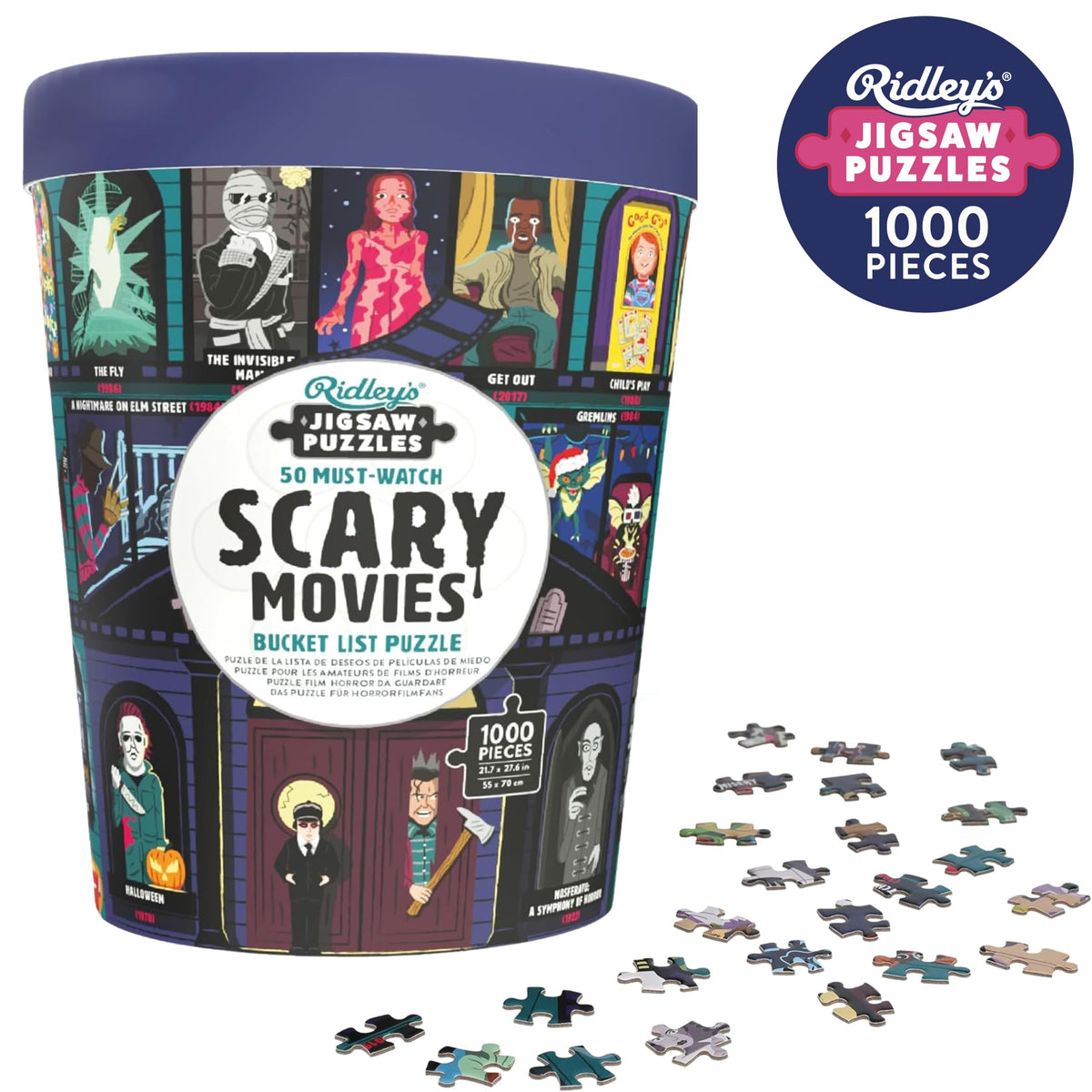 Ridley’s 1000-piece puzzle artwork close-up, perfect for collectors and display after completion