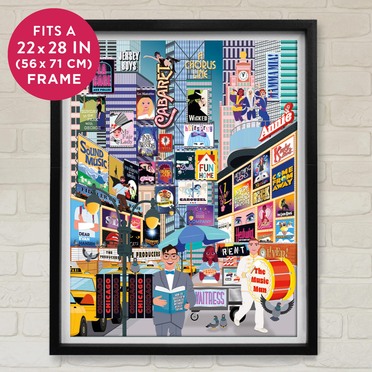 Ridley's completed-puzzle art-display enables easy framing after fun solving.