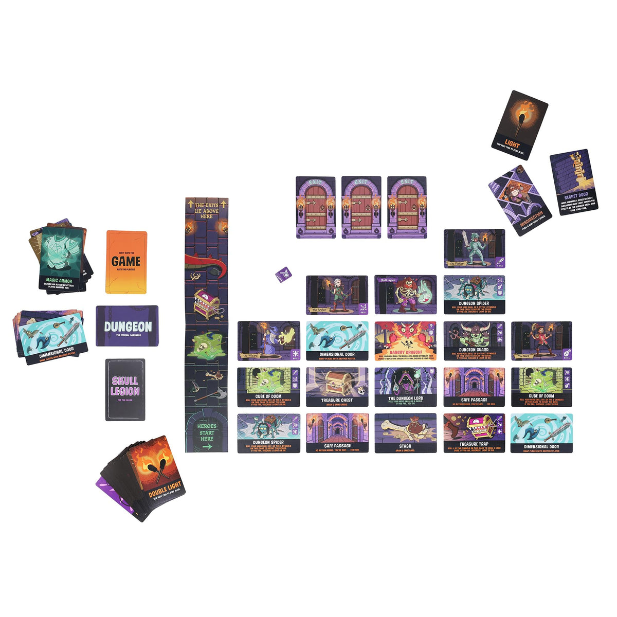Ridley's Selfish Dungeon Edition skull legion cards add dramatic stakes.