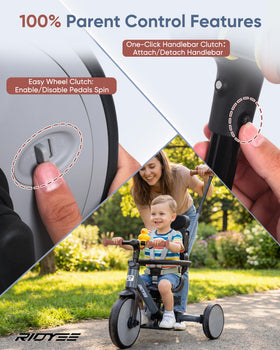 RIDYEE convertible footrests adapt for comfort as kids grow
