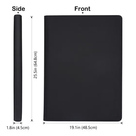 Rieton 36-pocket sleeve compatibility image displays standard-size sleeves for MTG and Yu-Gi-Oh.