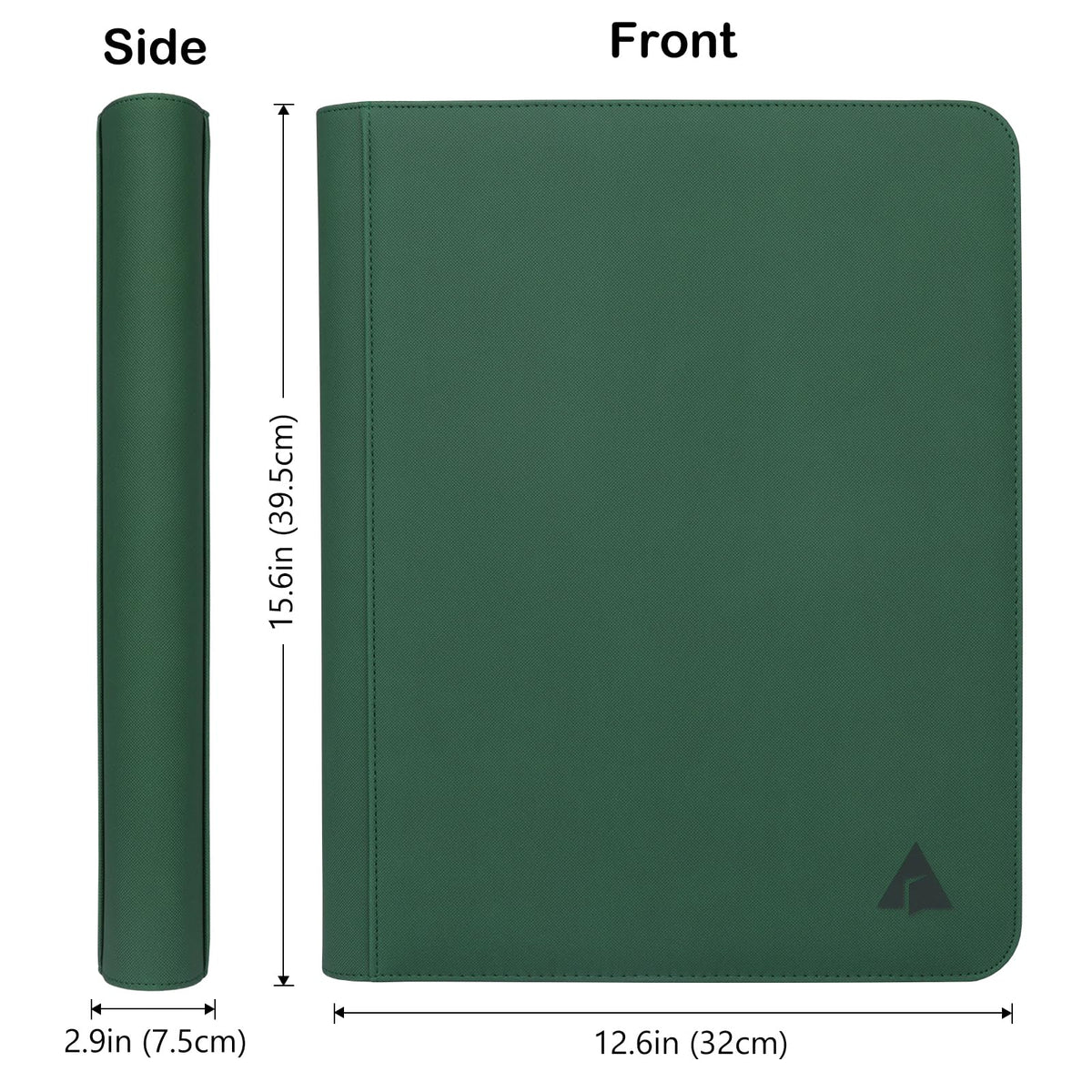 Rieton binder 9-pocket pages create separation and a framed look.