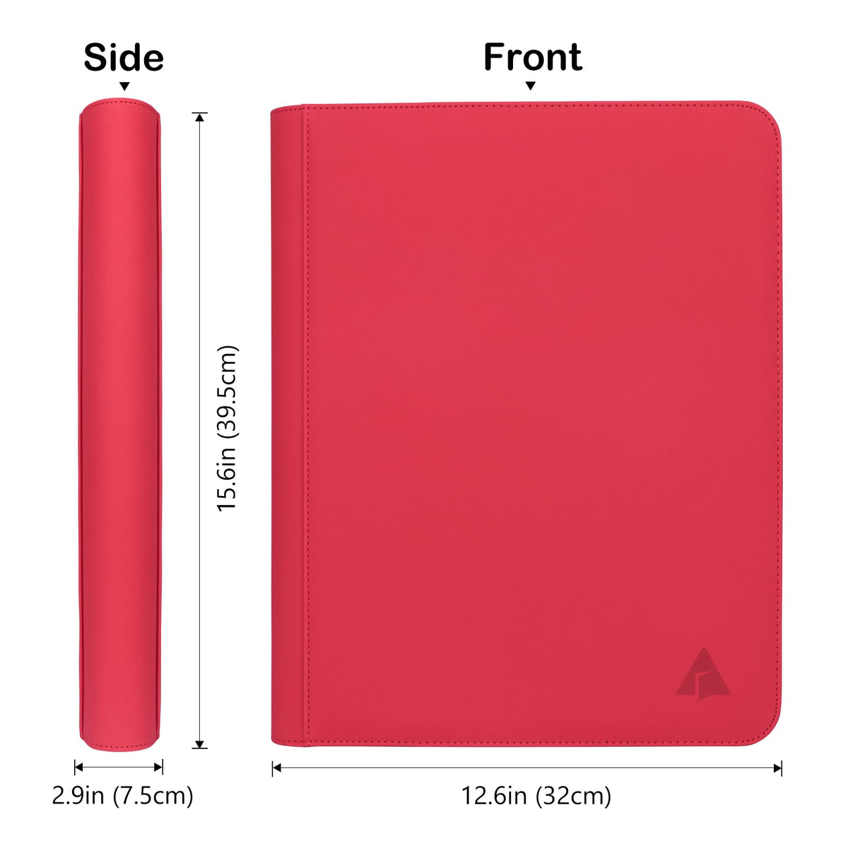 Rieton red binder compatible with standard 3x4 sleeves