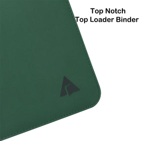 Rieton binder with zipper closure protects cards when stored or transported.