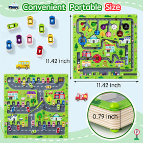 Rifamee double-sided maze highlights versatile play and skill building.