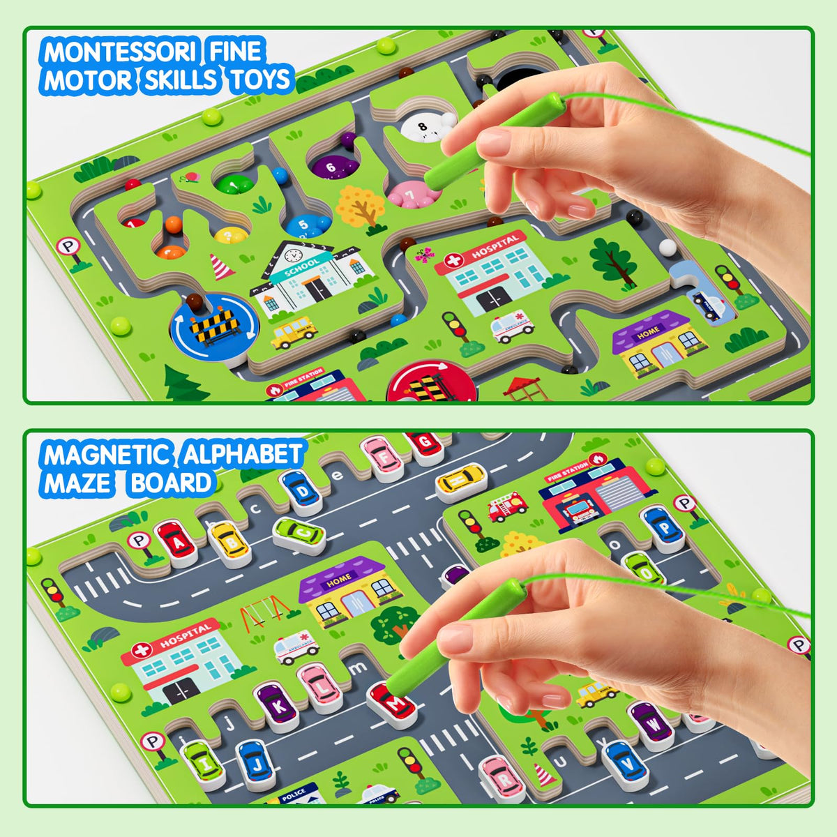 Rifamee Montessori-inspired fine motor training via hands-on maze activities.