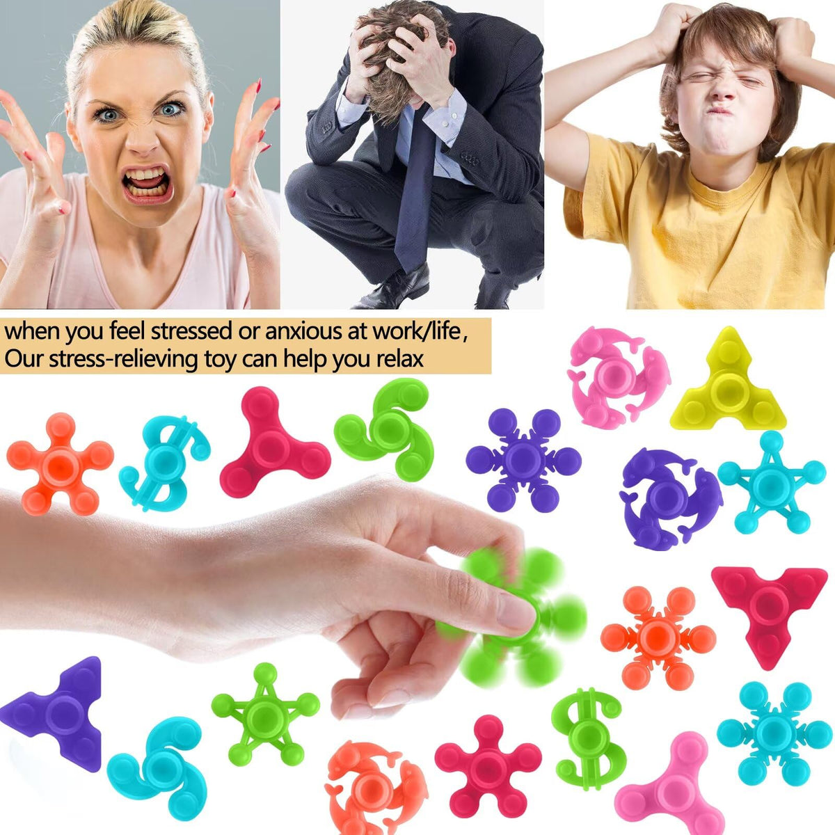 Riferg classroom rewards spinner set supports focus and hand-eye coordination.