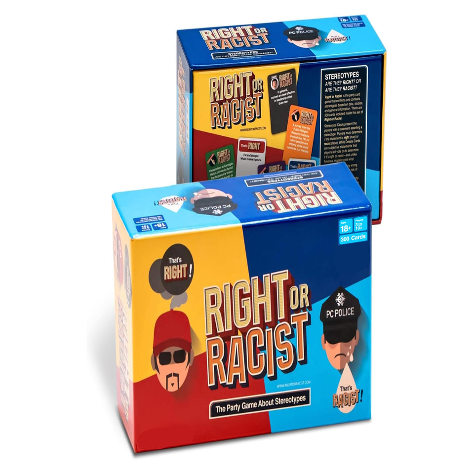 Right Or Racist deck cover for a lively party debate