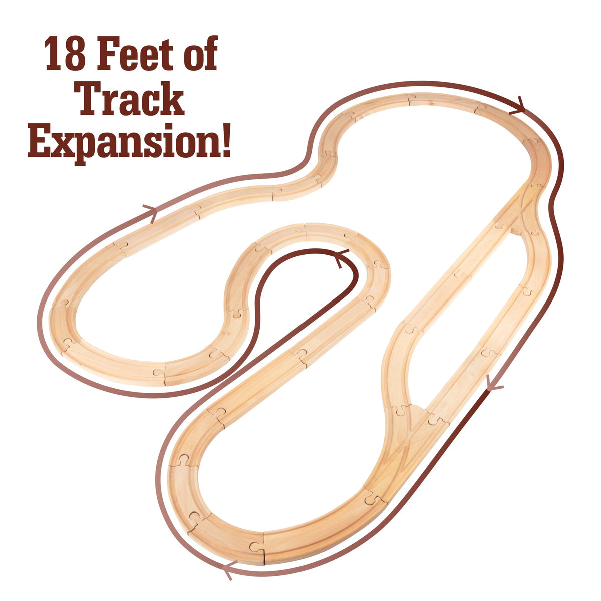 Right Track Toys 18 feet expansion for larger layouts