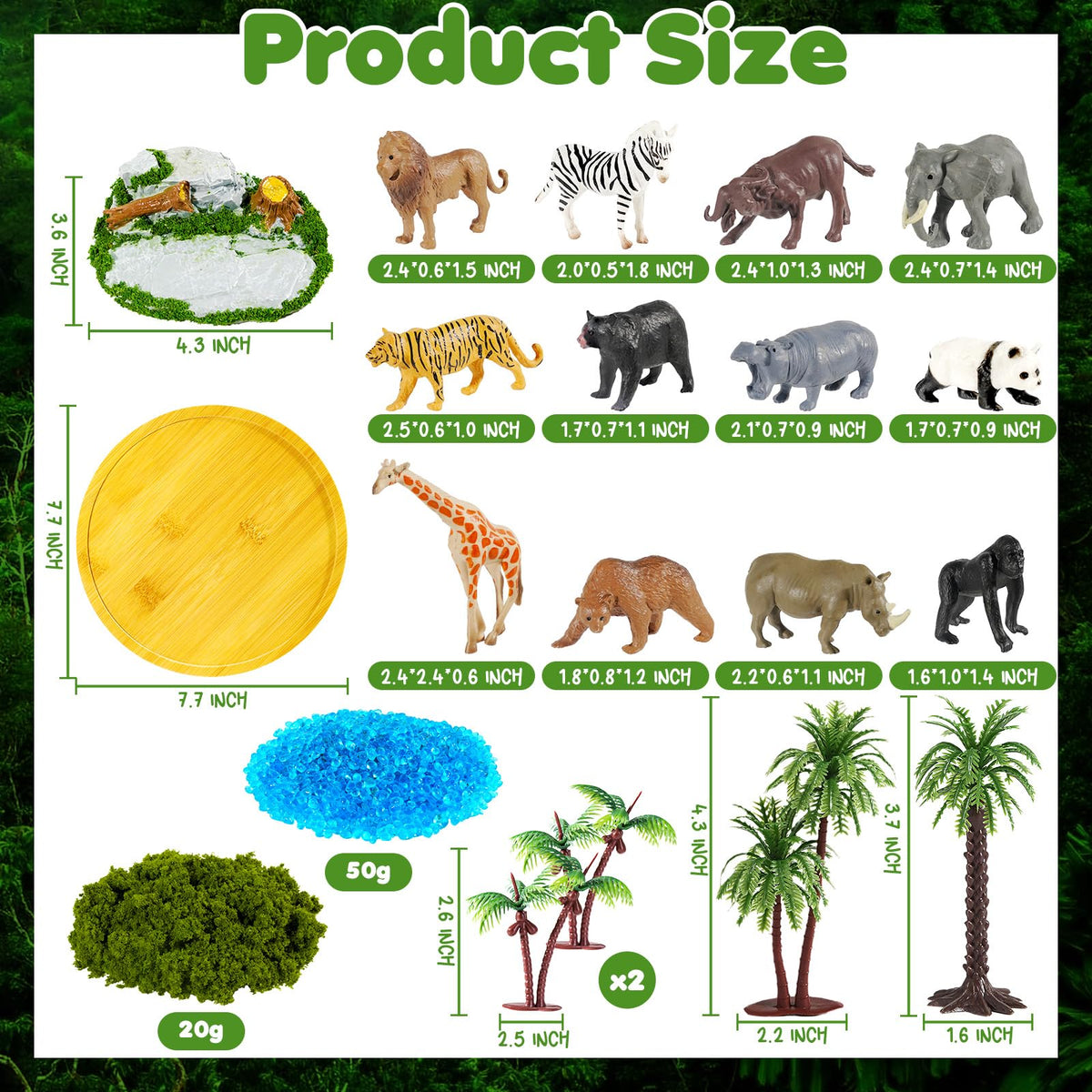 Rileryan elephant figurine adds realism to jungle habitats