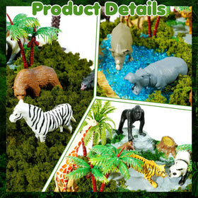 Rileryan giraffe figurine adds height and detail to forest settings