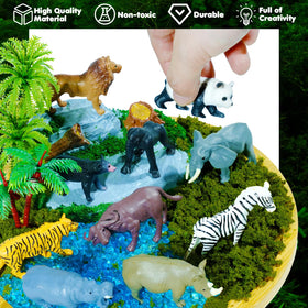 Rileryan tiger figurine enhances dramatic wildlife dioramas