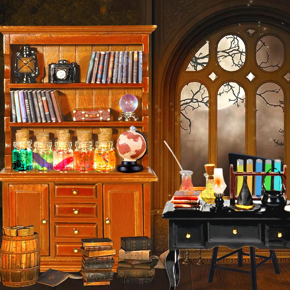 Rileryan Witchy House Kit mini books for spellbinding shelves.