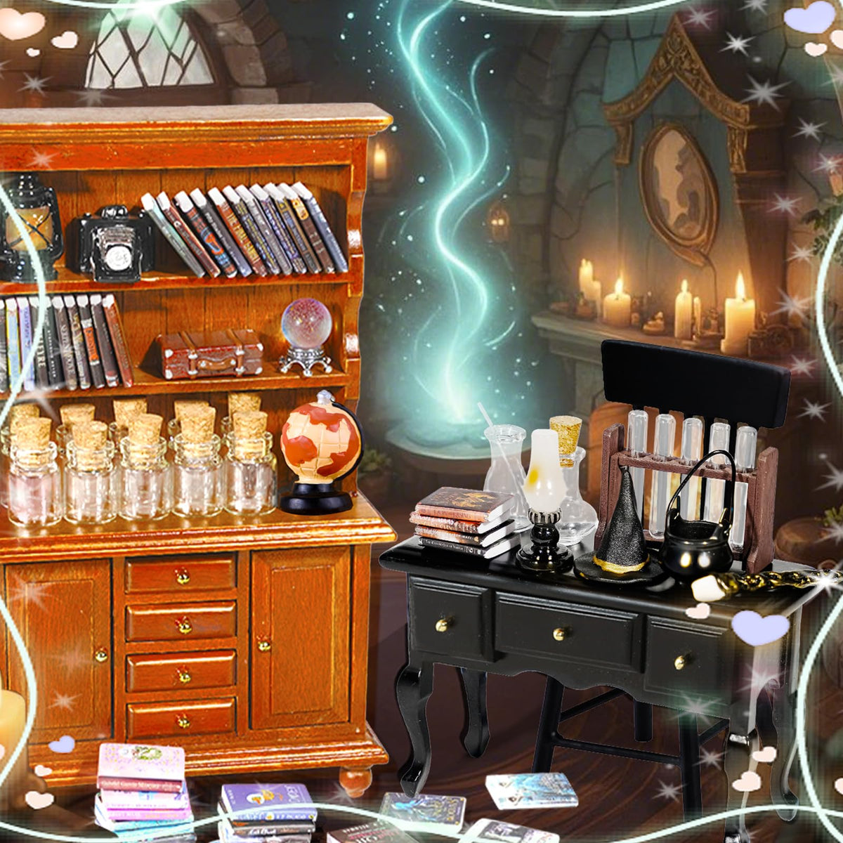 Rileryan Witchy House Kit mini test tubes for lab vibes.
