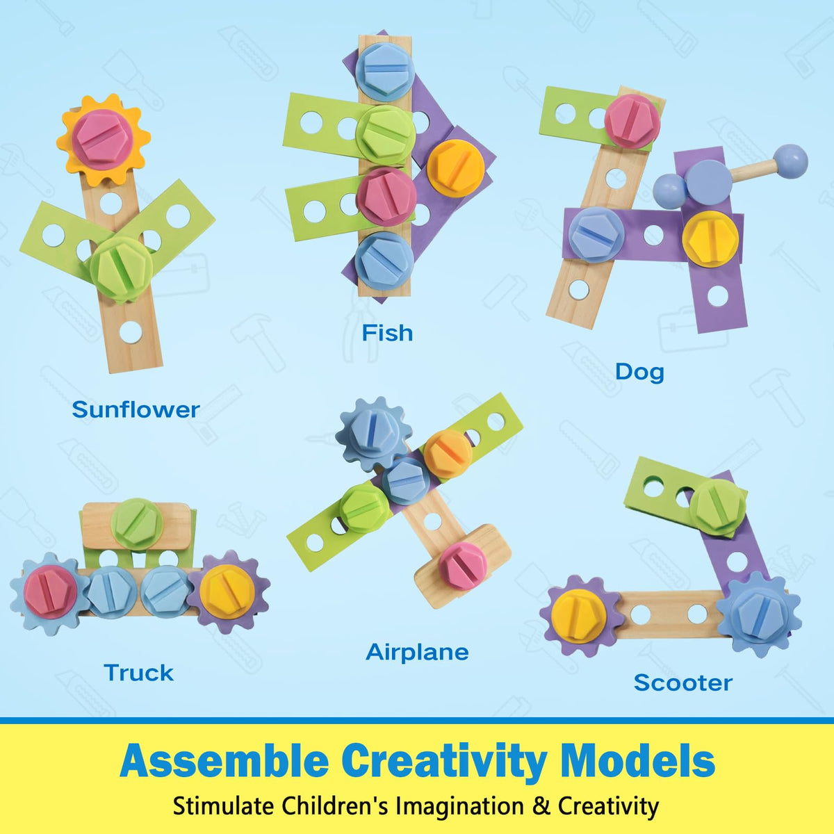 Rincalivestra building blocks and gears spark imaginative engineering play