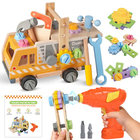 Rincalivestra toolbox truck with storage keeps playtime organized and portable