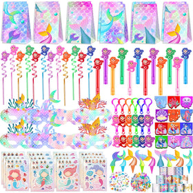 Rinfoeti mermaid party favor bags for kid-friendly gifts and decor