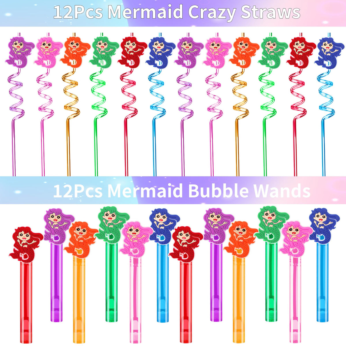 Rinfoeti mermaid slap bracelets for wearable party fun