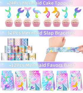 Rinfoeti mermaid stickers and tattoos for crafts and decoration