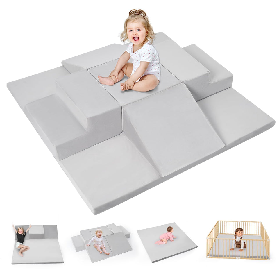 Rinnebbit foam blocks with stairs for safe indoor exploration and stacking