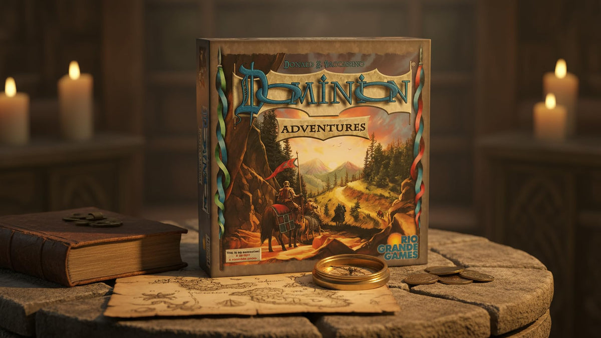 Dominion Adventures includes 60 tokens and six mats for enhanced play
