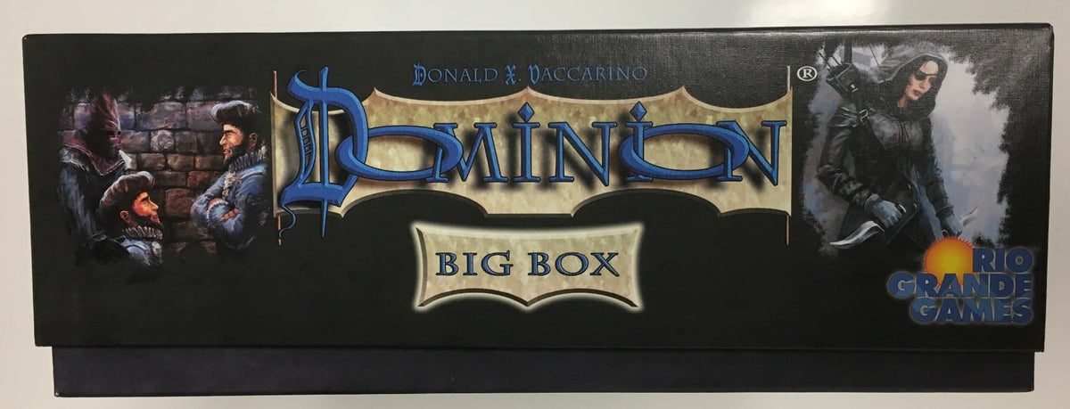 Rio Grande Games Dominion Big Box extra base cards enable 2-6 player games.