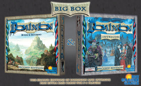 Rio Grande Games Dominion Intrigue 2nd Edition packaging with refined components.