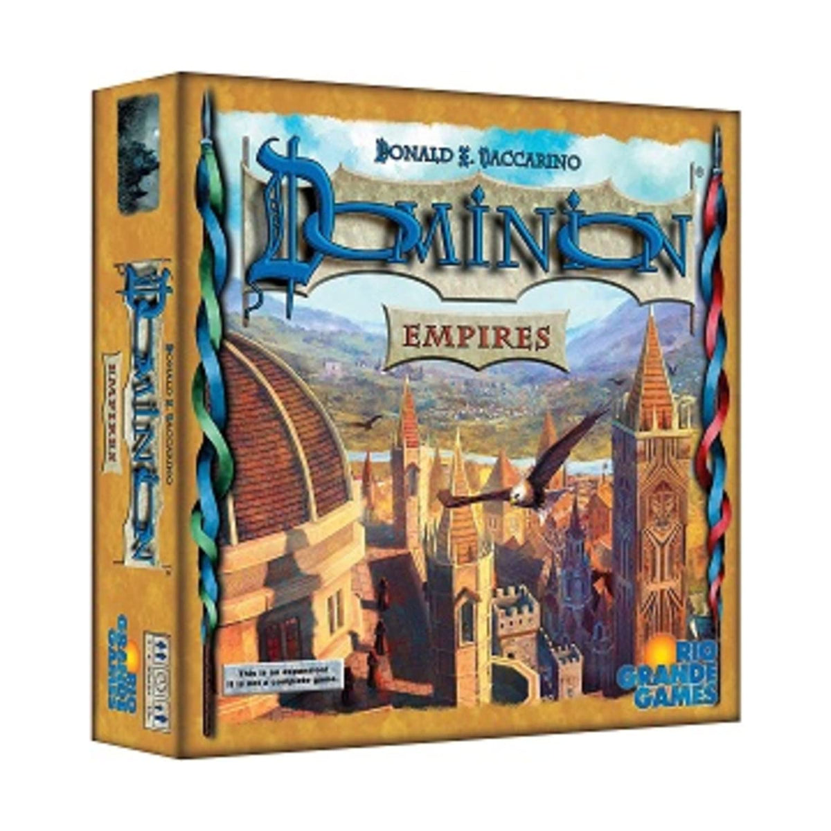 Rio Grande Games Dominion Empires deck setup for fresh challenge.