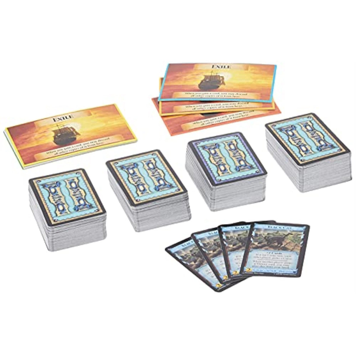 Rio Grande Games Menagerie exile mats demonstrate retrieval options in play.