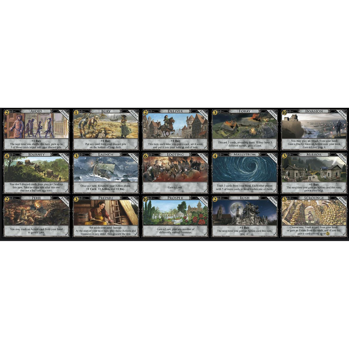 Rio Grande Games Dominion Plunder sea map artwork invites exploration and strategic planning