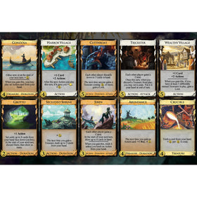 Rio Grande Games Dominion Plunder treasure chest artwork emphasizes loot opportunities for savvy players