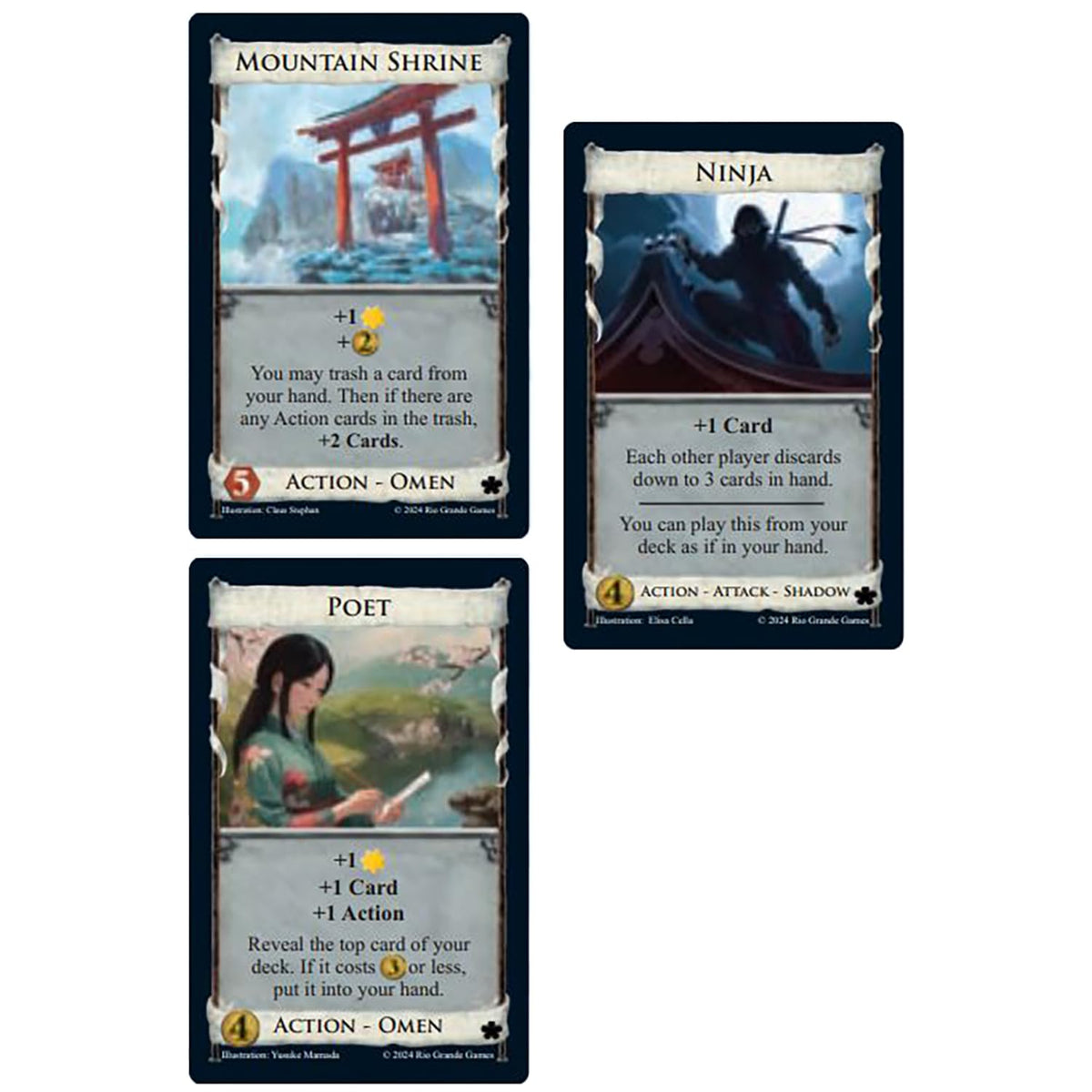 Rio Grande Games Dominion Rising Sun showcases maritime aesthetics and strategic depth.
