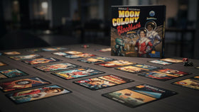 Moon Colony Bloodbath moon-board highlights tense planning and table presence.