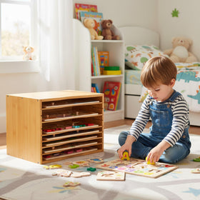 Ripeng adjustable dividers show flexible fit for flat or thick puzzles
