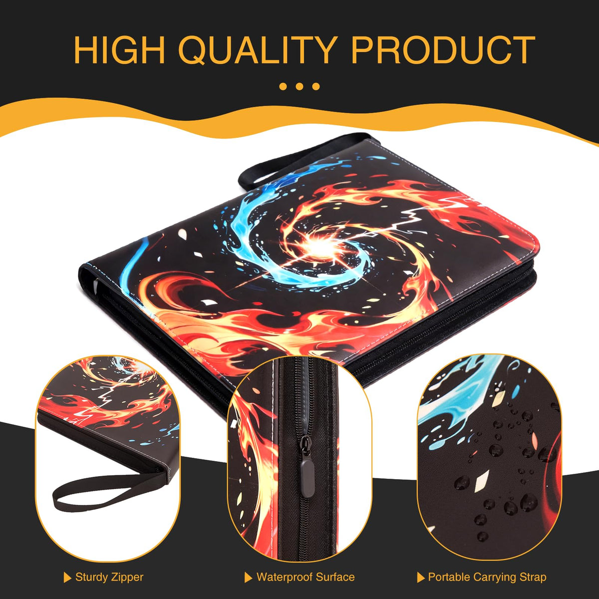 RIRDGLSY PU leather exterior highlighted for durability and protection