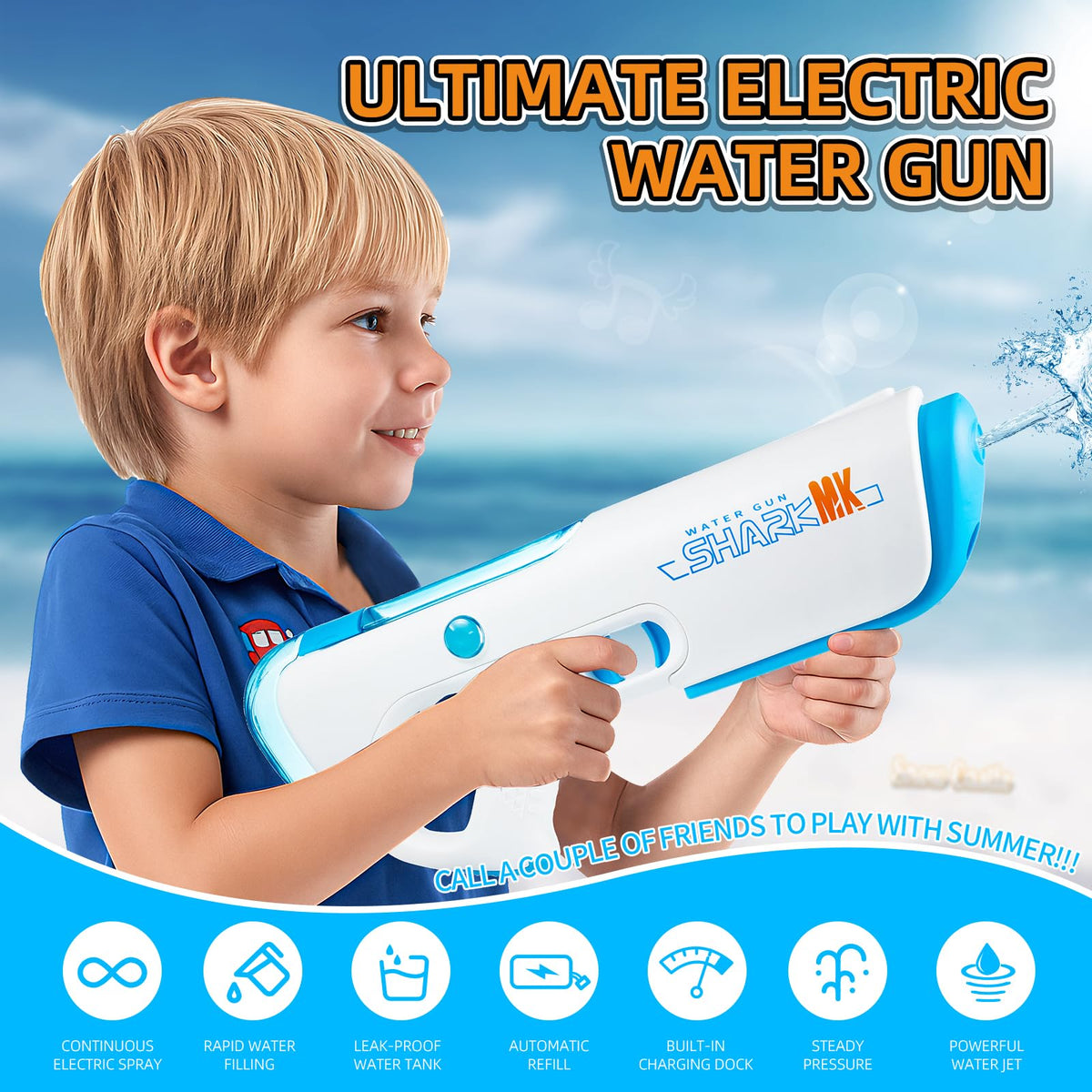 RISFUNIA ergonomic non-slip grip for comfortable handling in sun and water