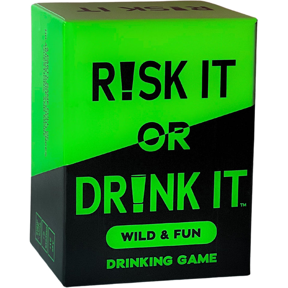 Risk It Or Drink It expansion pack dares card pile boosts party energy with bold challenges.