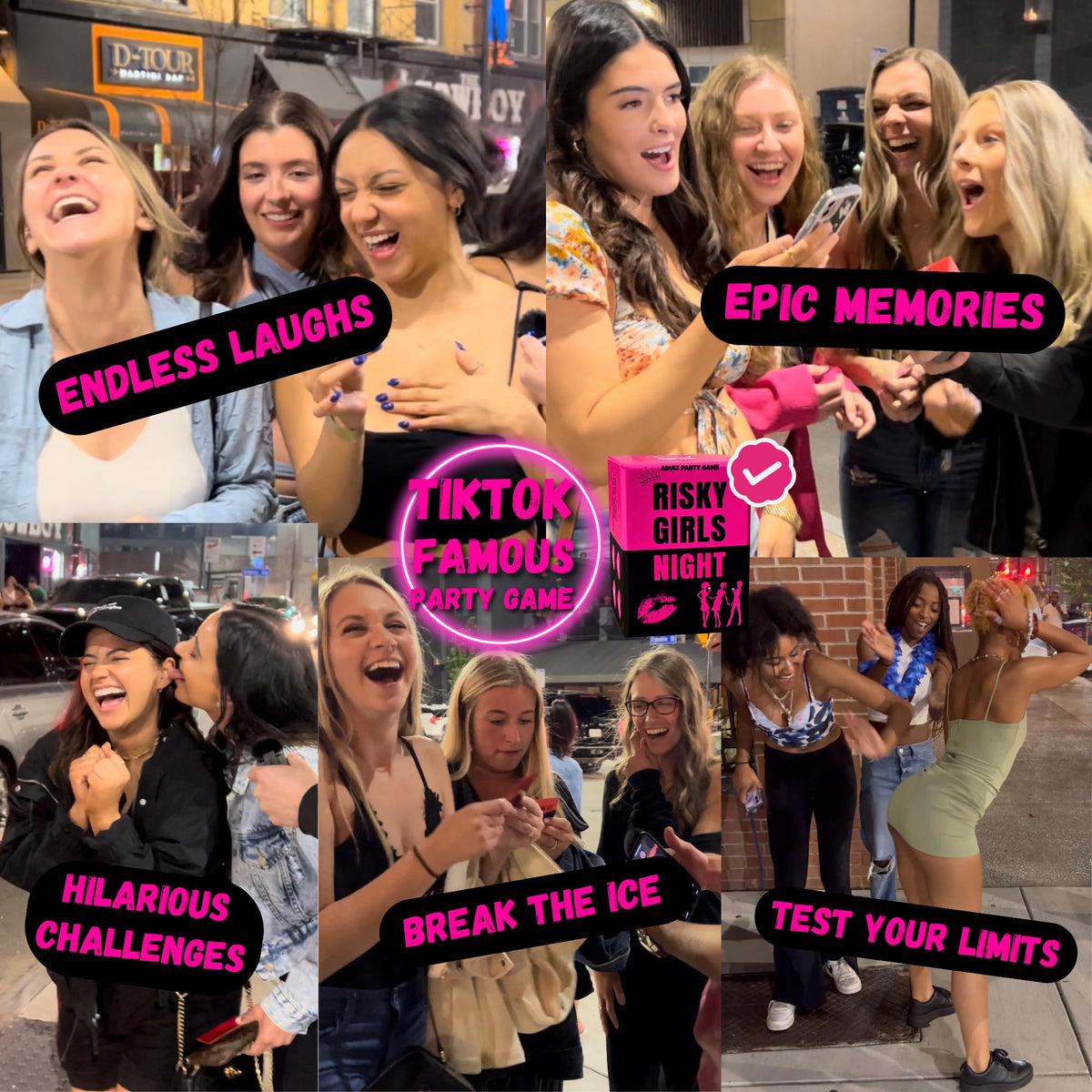 Risk It Or Drink It Pink Secrets Cards spark conversation and closer friendships.