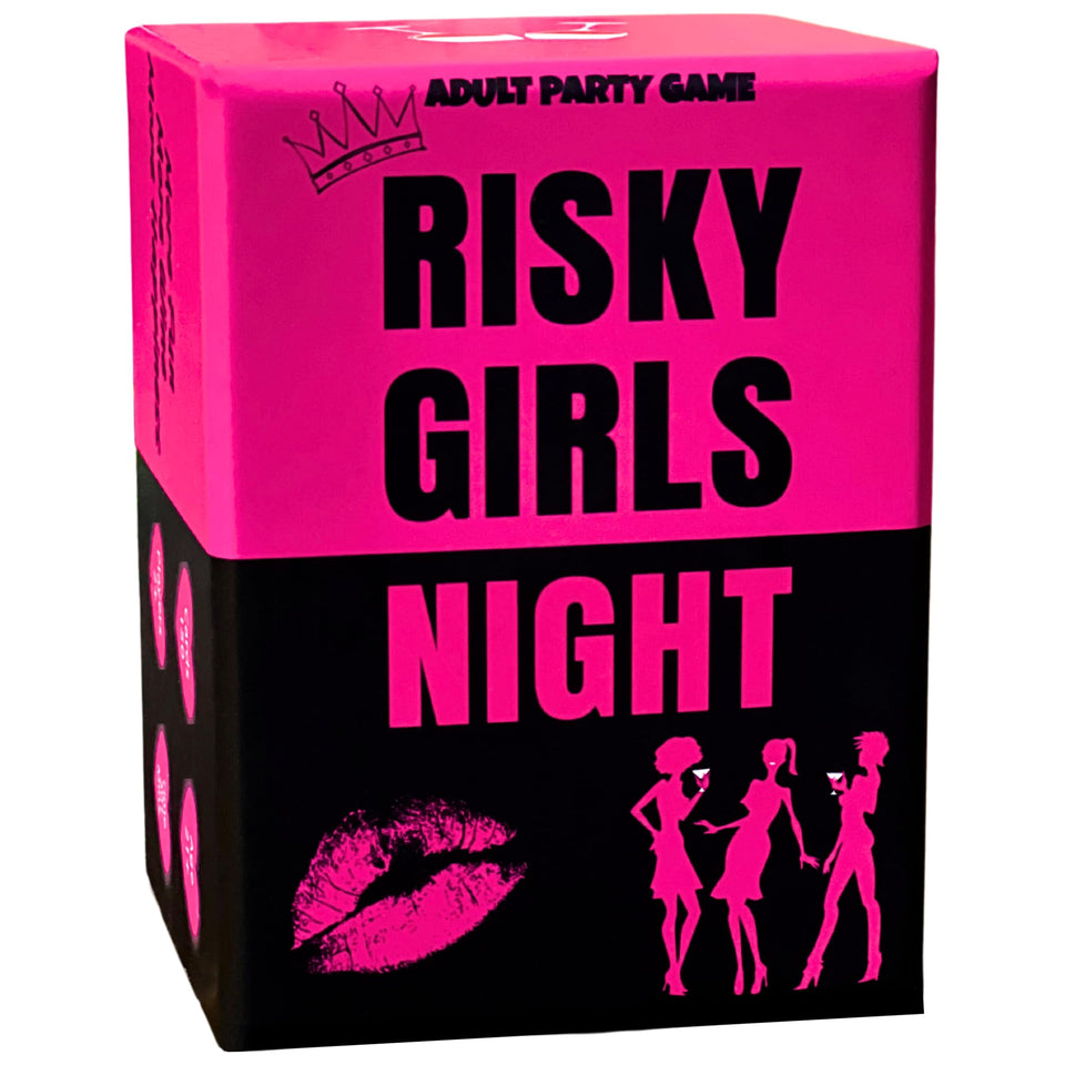 Risk It Or Drink It Risky Girls Night deck spread boosts icebreakers and laughs.