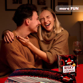 Risky Couples game in action at a couples' party night.