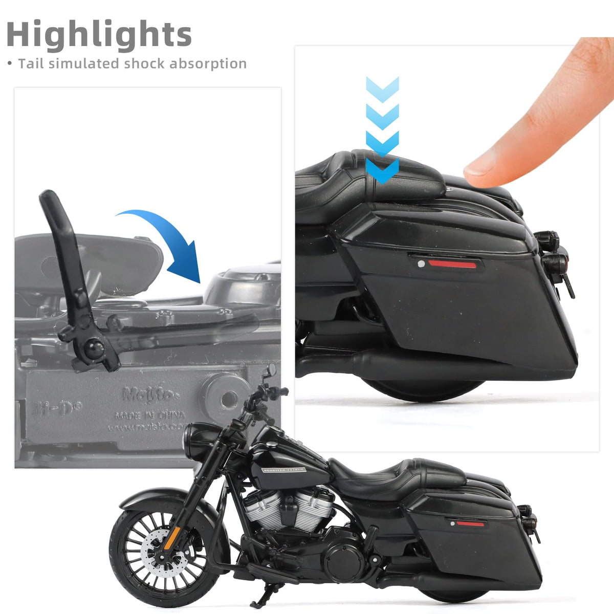 Risopen 2017 Road King wheel detail demonstrates rolling realism for play.