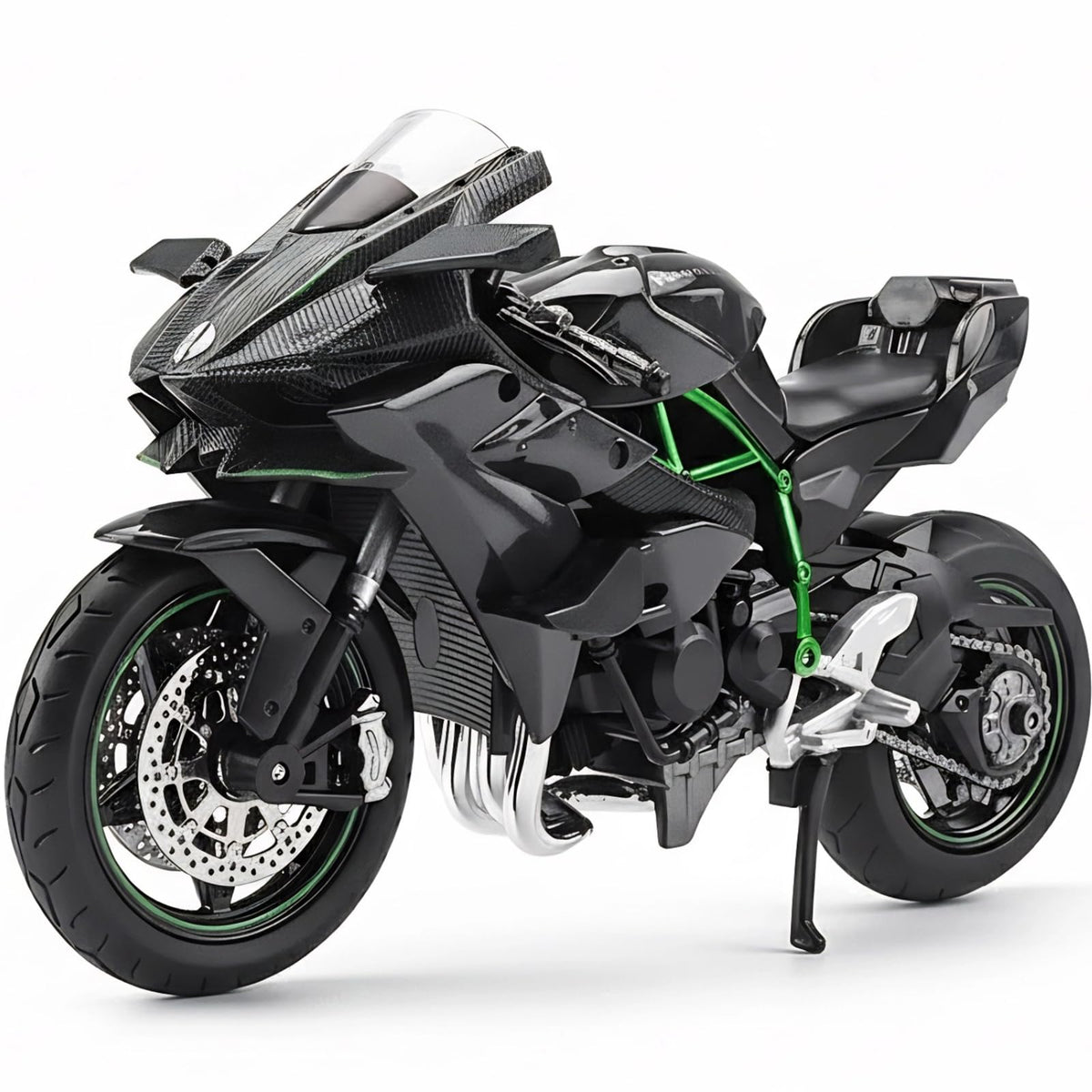 Risopen Ninja H2R die-cast body with precise detailing for display