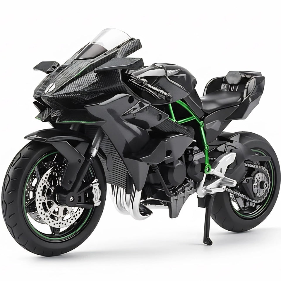 Risopen Ninja H2R die-cast body with precise detailing for display