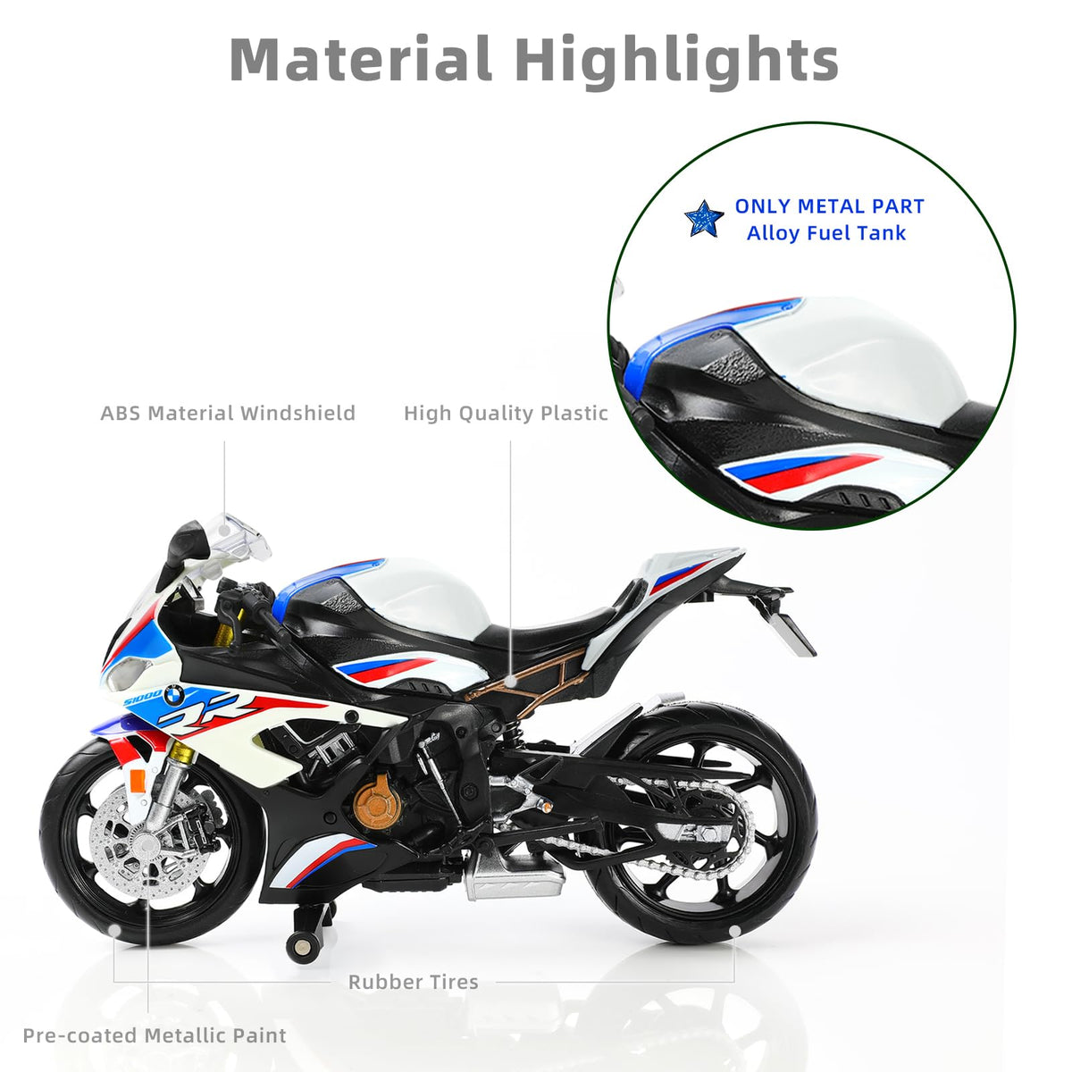 Risopen S1000RR white livery showcases premium logo details